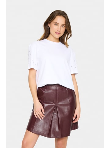 SAINT TROPEZ T-shirt LycianaSZ Oversize fit in Bright White