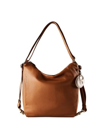 Mandarina Duck Mellow Leather Schultertasche Leder 36 cm in pecan nut