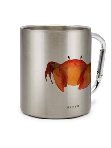 Mr. & Mrs. Panda Tasse Sternzeichen Krebs ohne Spruch in Silber