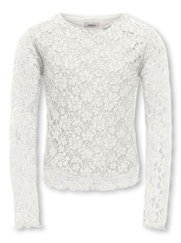KIDS ONLY Top in Cloud Dancer