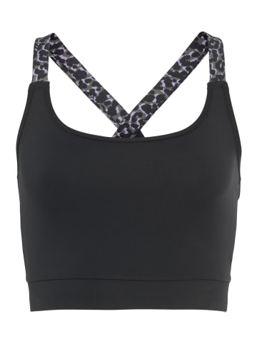 LASCANA ACTIVE Crop-Top in schwarz