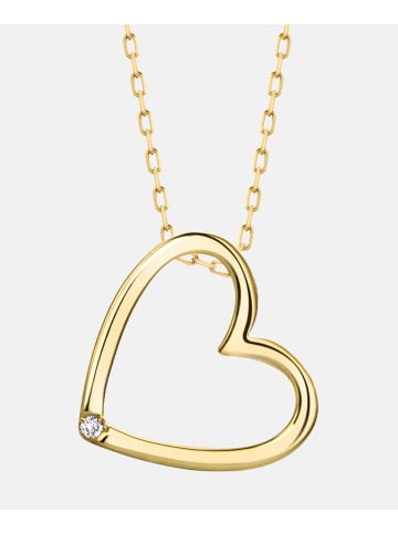 Diamant L'éternel Halskette aus 375 Gelbgold mit Diamant