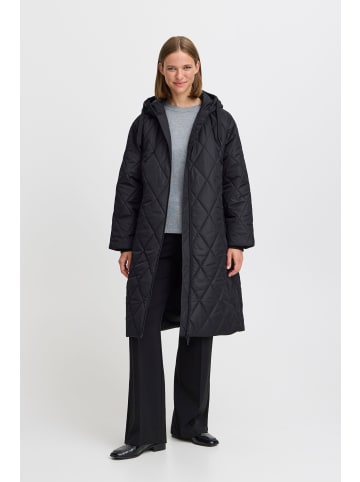 b.young Steppmantel BYBELIS COAT 20815108 Moderne Steppjacke in black denim