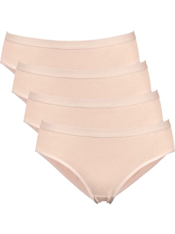 Erwin Müller Baumwolle, Single-Jersey Slip 4er-Pack in ecru