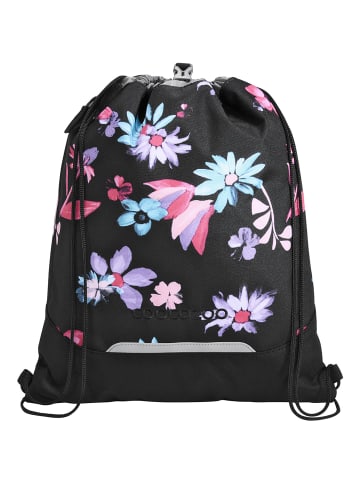 Coocazoo Turnbeutel Floral Artnight in schwarz