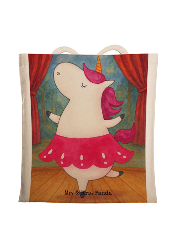 Mr. & Mrs. Panda Umhängetasche Einhorn Ballerina Design ohne Spruch in Weiß