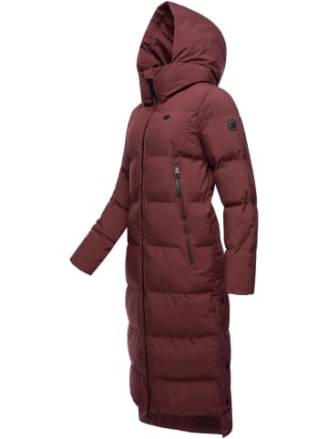 ragwear Wintermantel Patrise in Wine Red