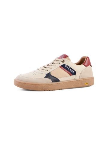 Camel Active Sneaker aus Leder Mix mit Schnürung in Beige
