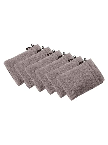 Vossen 6er Pack Waschhandschuh in pepplestone