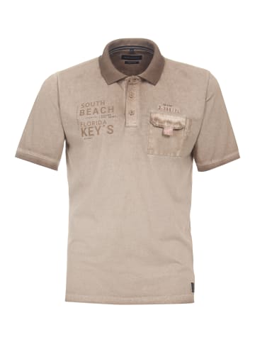 CASAMODA Polo-Shirt in Beige