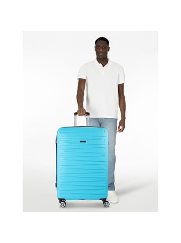 benzi 5493 4 Rollen Trolley L 77 cm mit Dehnfalte in petroleum
