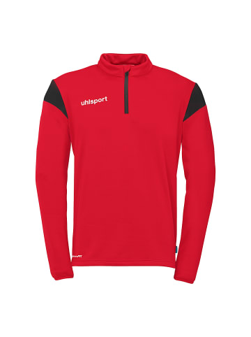 uhlsport  1/4 ZIP TOP Squad 27 in rot/schwarz