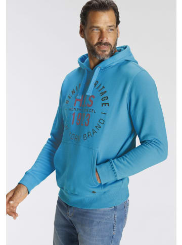 H.I.S. Kapuzensweatshirt in türkis