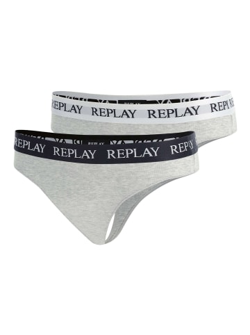 Replay String 2er Pack in Grau