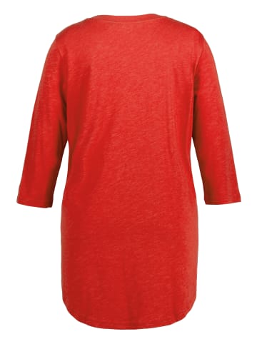 Ulla Popken Longshirt in karminrot