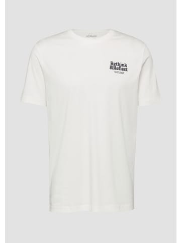 s.Oliver T-Shirt in 02D2_creme