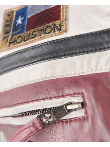 Mustang Lederjacke 31024850 in oxblood/creme