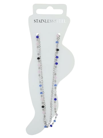 Adeliás Damen Anhänger aus Edelstahl mit Perle in silber