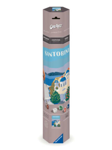 Ravensburger Verlag GmbH Spiel - CreArt Canvas Leinwand - Farbenfrohes Santorini