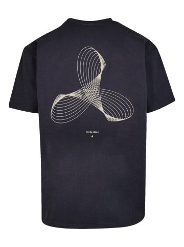 F4NT4STIC Heavy Oversize T-Shirt Geometrics in marineblau