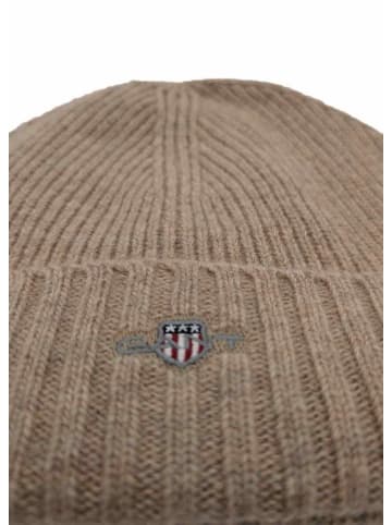 Gant Unisex Beanie in Khaki melange