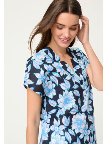 Olsen Blusenshirt in marine mehrfarbig