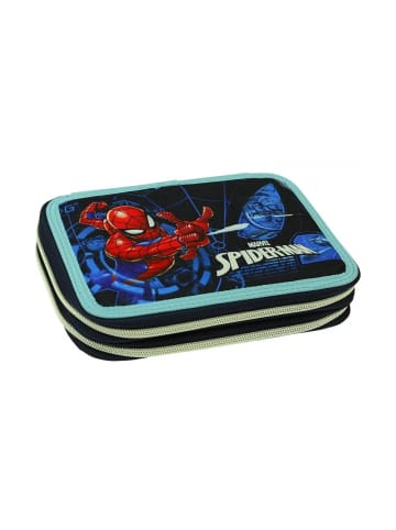 Spiderman Dark gefülltes Federmäppchen 2 Etagen