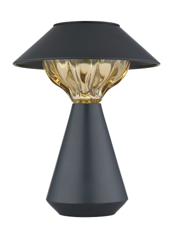 Globo lighting Solarleuchte "SOLARLEUCHTE METALL ANTHRAZIT, 10XLED" in anthracite