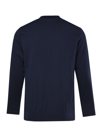 Men Plus Poloshirt in navy blau
