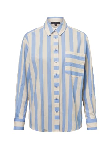 Franco Callegari Bluse in hellblau beige