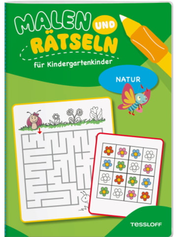 Tessloff Buch - Malen und Rätseln für Kindergartenkinder. Natur