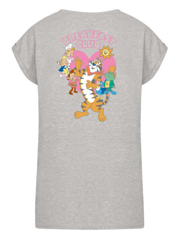F4NT4STIC Extended Shoulder T-Shirt Kellogg's Cereal Tony in grau meliert
