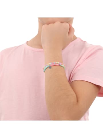 Prinzessin Lillifee Armband Edelstahl, Glas, synth. Gummi in Mehrfarbig