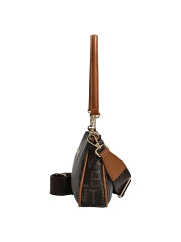 Valentino Bags Regina Re - Schultertasche 24 cm (nero) in moro/naturale