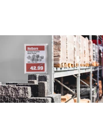 Durable Plakattasche A3 selbstklebend 335x445x0,6mm transparent Packung mit 5 Stück
