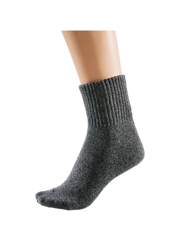 REDBEST Frottee, Thermo Thermo-Socken 2 Paar in grau meliert
