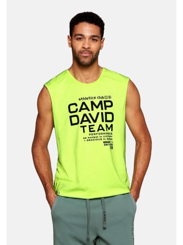 CAMP DAVID  Tank-Top in gelb