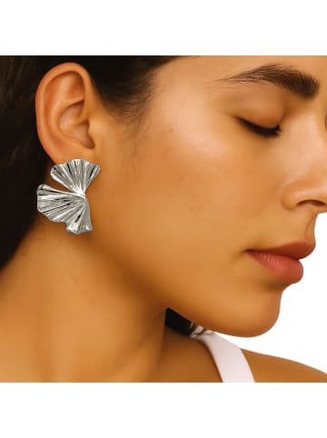 Steel_Art Ohrstecker Damen Zuleika silberfarben poliert in silberfarben poliert