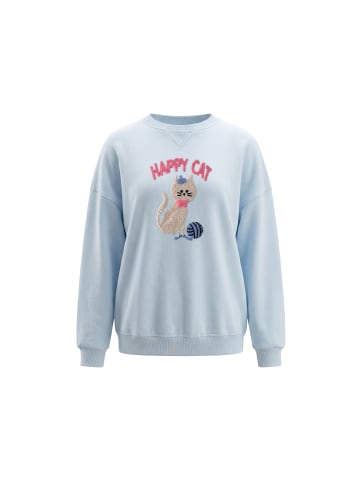 myMo Women Sweatshirt in Light Blue