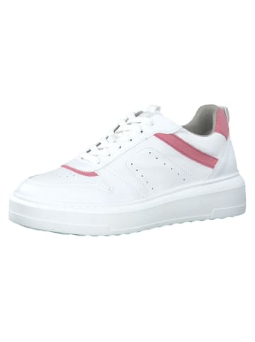 Tamaris GreenStep Sneaker in WHT/RASPBERRY