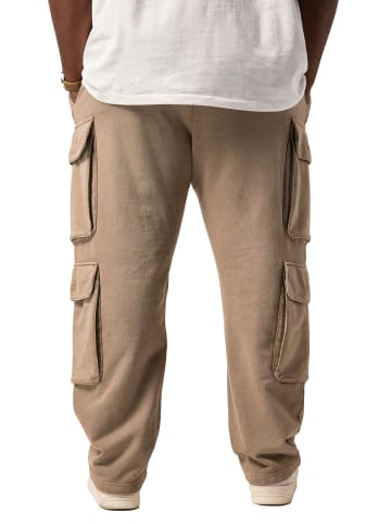 STHUGE Lange Sweathose in hellbraun