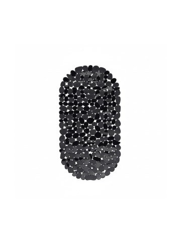relaxdays Badewannenmatte in Schwarz - (B)36 x (T)68 cm