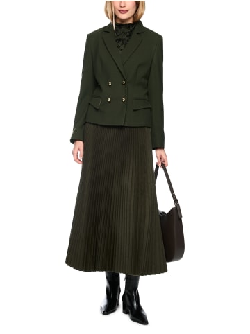 MARC CAIN COLLECTIONS Taillierter Doppelreiher-Blazer in Forest Night New