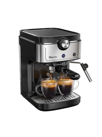 Ossy Homer Kaffemaschine / Milchaufschäumer in Schwarz