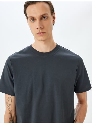 KOTON TSHIRT SS BSC in Anthrazit