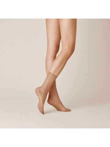 Kunert Feinsöckchen Beauty 7 hauchdünn in tan