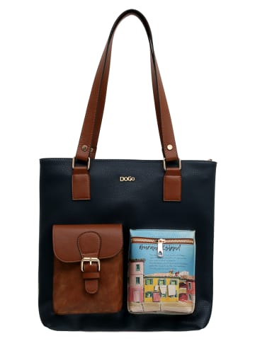 Dogo Umhängetasche - Multi Pocket BagBurano Island in Blau