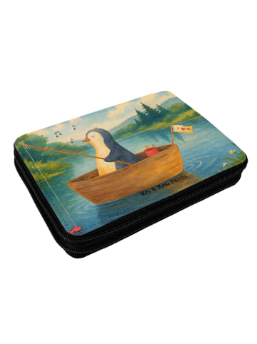Mr. & Mrs. Panda Bleistiftetui Pinguin Angelboot Design ohne Spruch in Weiß