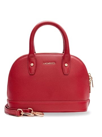 Lazarotti Bologna Leather Handtasche Leder 24 cm in red 2