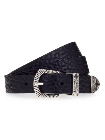 b.belt Gürtel Leder in schwarz